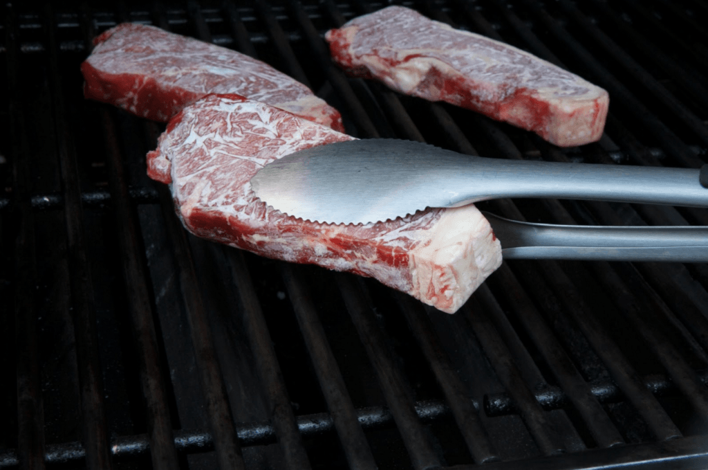 how to grill a frozen steak
